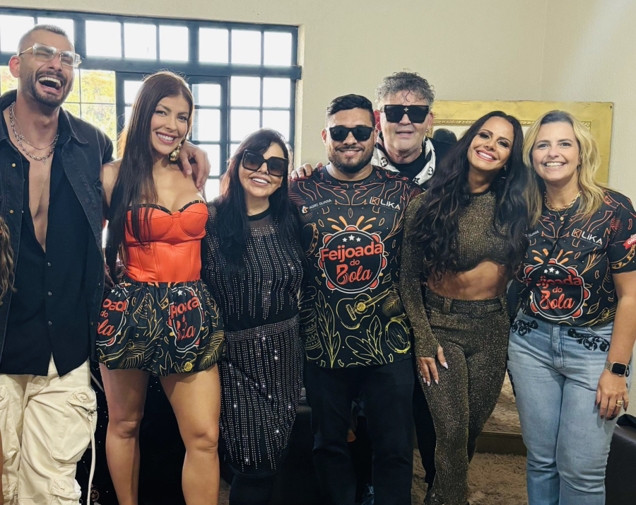 Vivianne Araújo, Jaquelline e Nizam Brilham na Feijoada Mais Famosa do Paraná